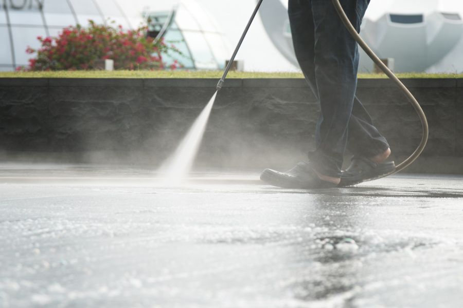 Commercial Pressure Washing by Exclusive Cleaning Services LLC