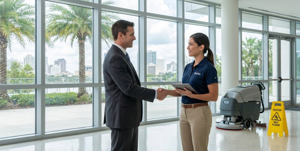 How Orlando Businesses Should Evaluate Office Cleaners and Janitorial Services